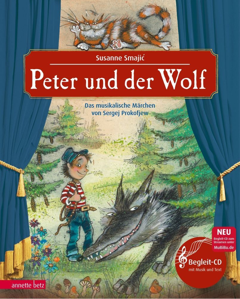 Peter und der Wolf sinfonisches Märchen von Sergei Prokofjew & CD A.Betz