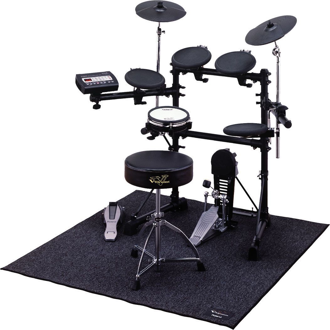 Roland TDM-10 V-Drum Matte E-Drum Teppich 120 x 130 cm