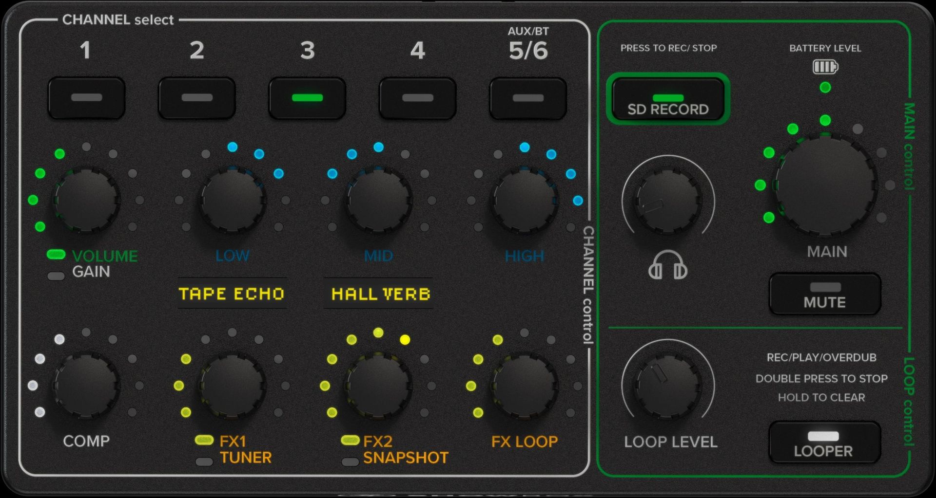 Mackie Showbox  Akkubox mit herausnehmbarem Mixer_00053380_