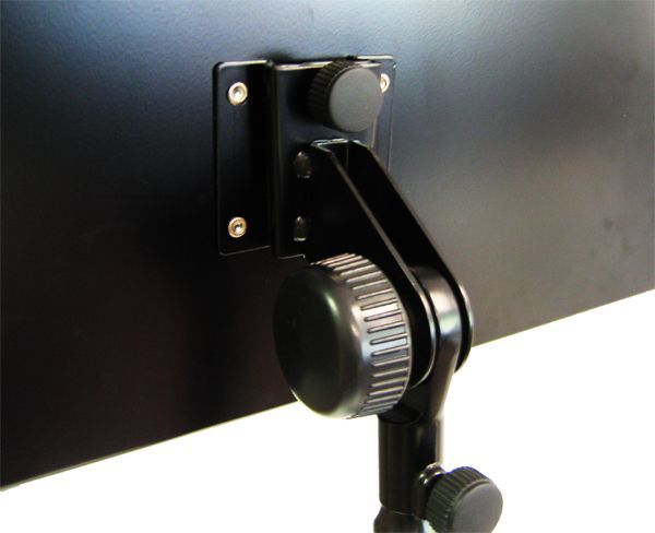 901_prismenklemme Orchesterpult Notenpult Metall MBL, Vollblech-Notenauflage, 65-125cm Höhe