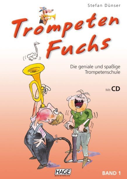 NotenTrompeten Fuchs Band 1 incl. CD Stefan Dünser Hage eh 3801  - Onlineshop Musikhaus Markstein