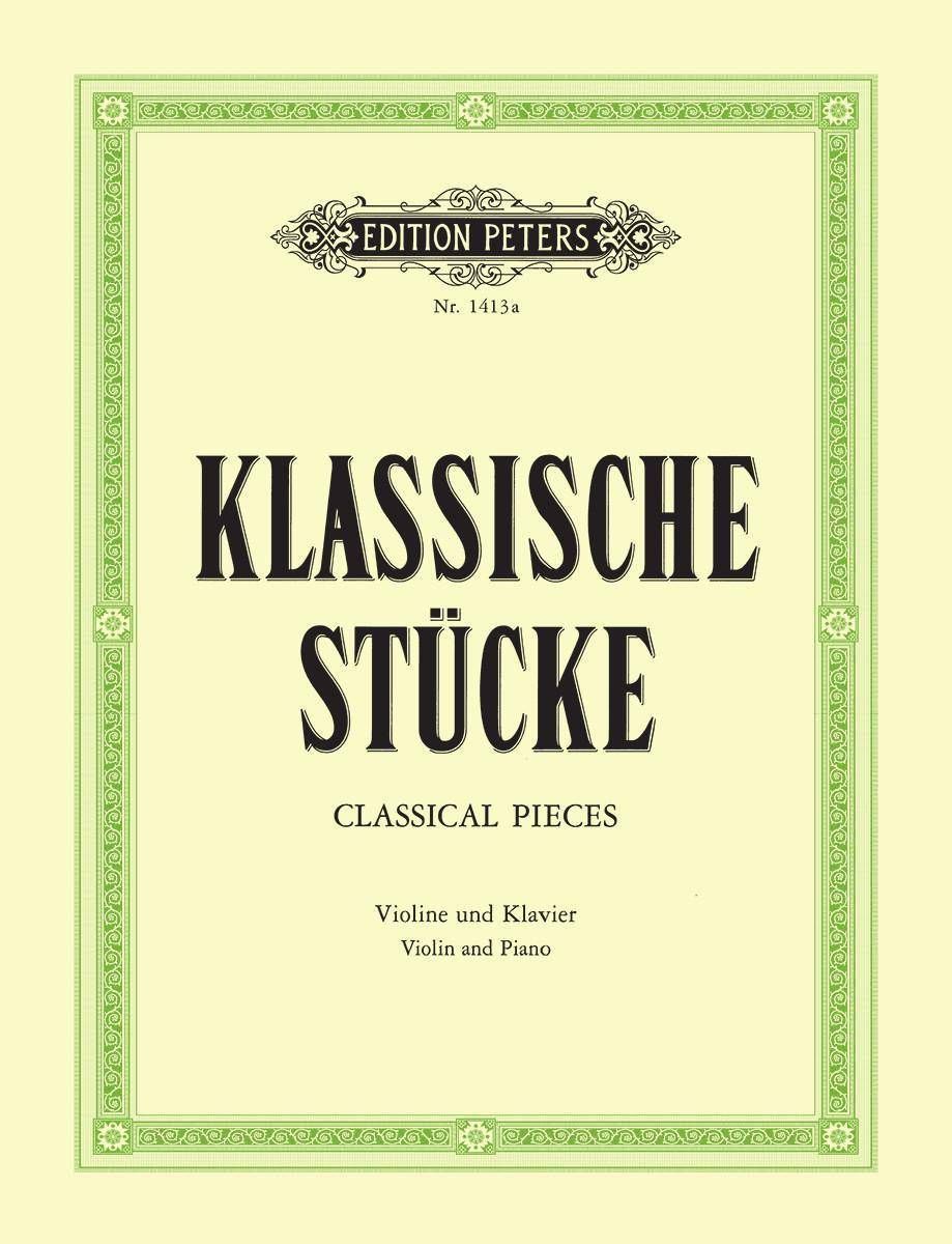 Noten Klassische Stücke für Violine & Klavier Hermann Edition Peters EP1413a