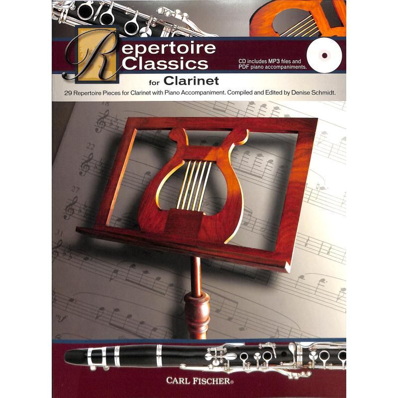 Noten Repertoire classics for clarinet Klarinette incl. download-code CF -WF112_00051166_