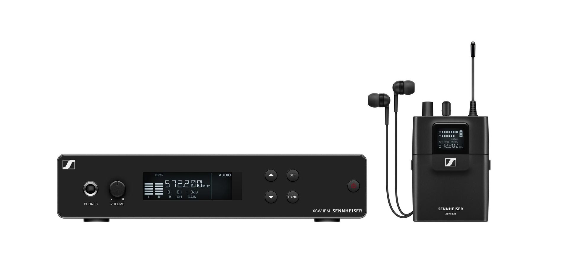 Sennheiser XSW IEM SET B-Band In-Ear Monitoringsystem, Drahtlos System_00051050_