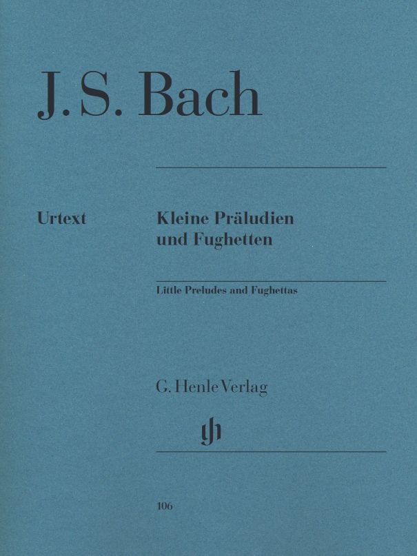 Noten Johann Sebastian Bach Präludien und Fughetten Rudolf Steglich Henle 106
