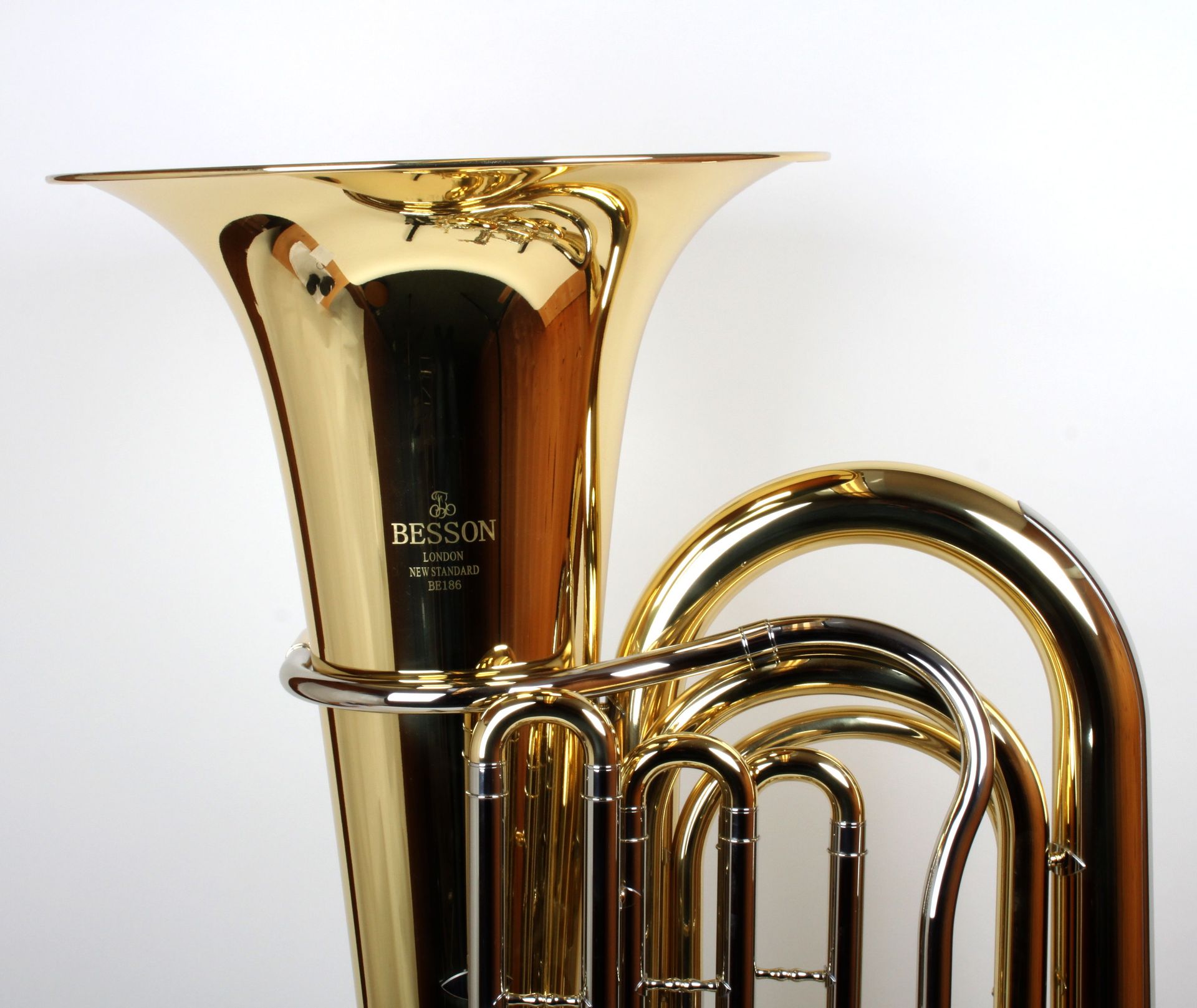 Besson 186 Tuba, Bb-Tuba 1/4, Prodige,  4 Ventile, Etui + Zubehör 186-1-0