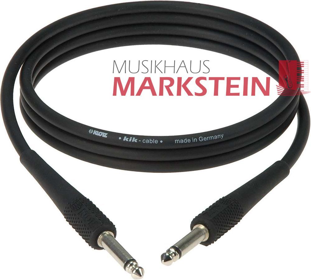 Klotz Gitarrenkabel Basic Standard 6m, 6,3mm Klinke/Klinke KIK6.0PPSW_00027696_