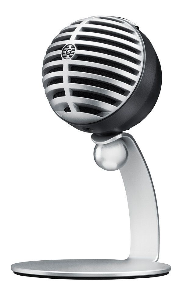 Shure MV5-B Motiv schwarz Digitales Kondensatormikrofon für iPhone, iPod, iPad