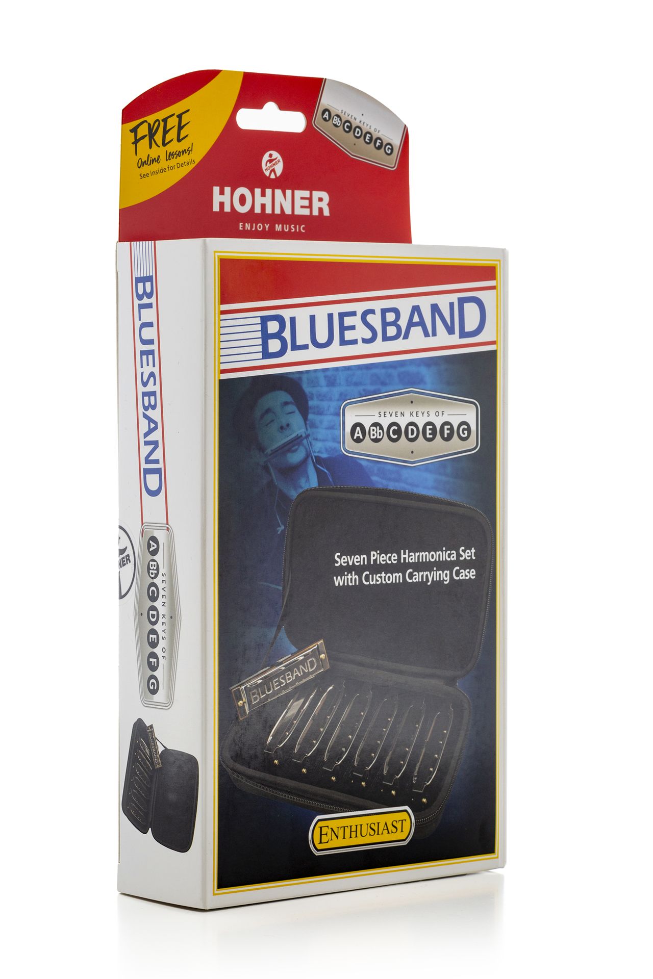 Hohner Starter Set Bluesband Mundharmonika HOM91105