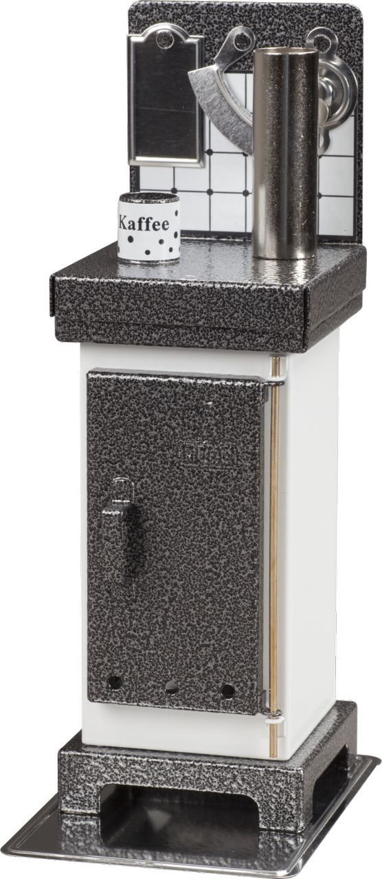 4019526000018 - JÃ¼rgen Huss RÃ¤ucherkerzenofen weiÃ   silber aus dem Erzgebirge 1 01 00 03 E