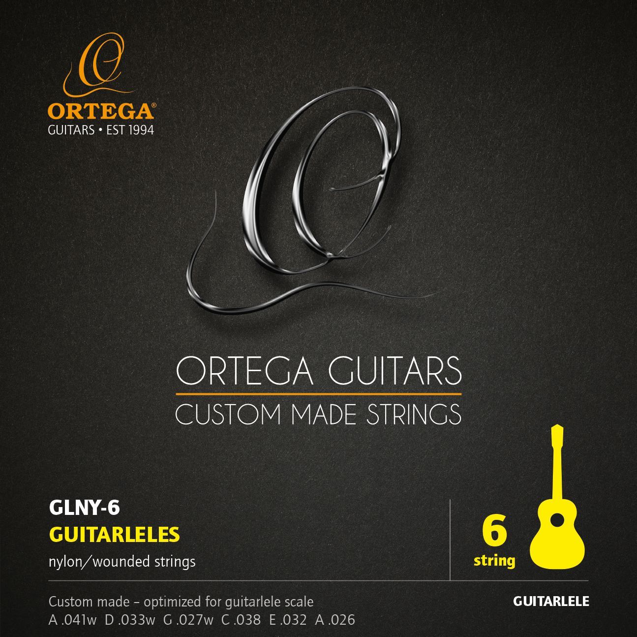 Ortega  GLNY-6 Saiten für Guitalele