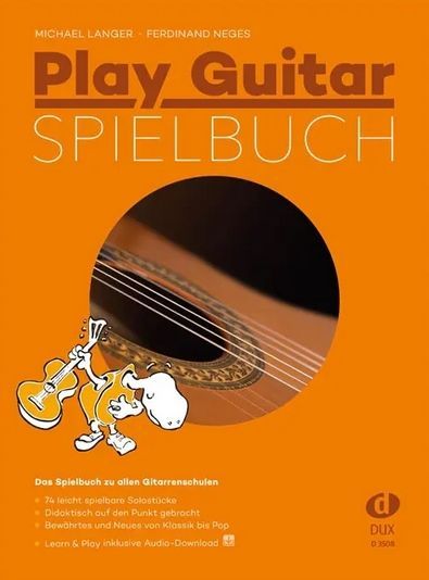Noten Play guitar Spielbuch DUX 3508 incl. CD Michael Langer & Ferdinand Neges