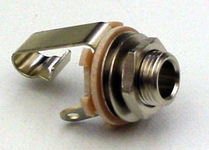 6,3mm Klinkeneinbaubuchse, mono, Switchcraft