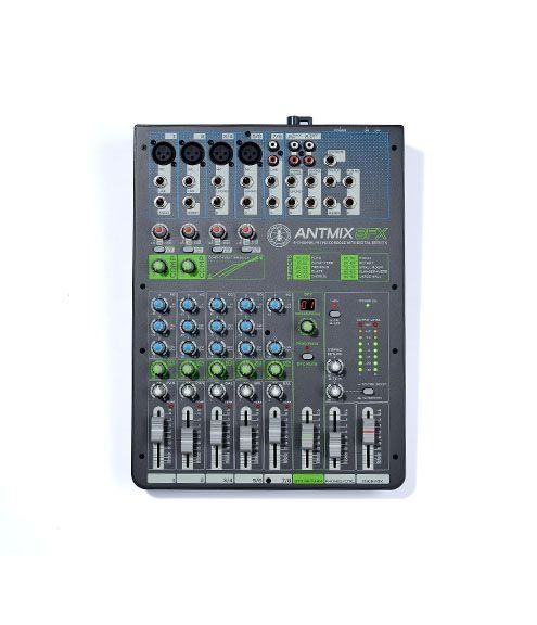 ANT ANTMIX8FX 8 Kanal Mixer mit integriertem Effektgerät und Fader  - Onlineshop Musikhaus Markstein