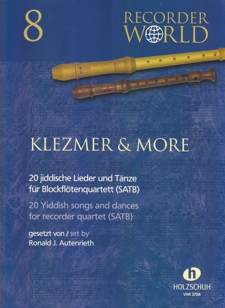 Noten Klezmer & more 20 Jiddische Lieder & Tänze VHR 3708 Holzschuh Blockflöten