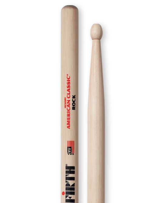 VIC FIRTH ROCK Drumsticks American Classic Serie Hickory