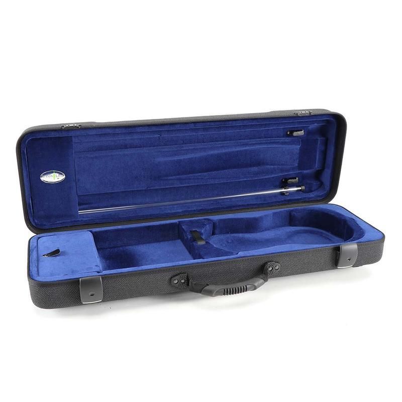 JW Koffer Etui Violine 4/4 - 3/4, 51025NB, Notentasche petrol, Gewicht 2,00 kg