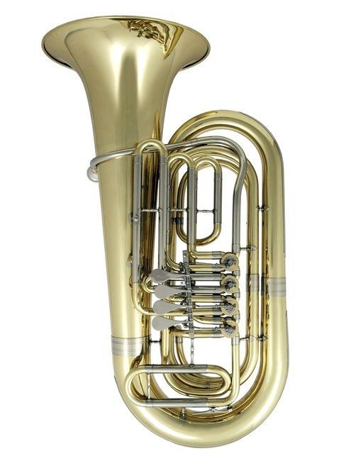 Roy Benson TB-202 Bb-Tuba, Bohrung 16,00mm, 4 Ventile, incl.Etui und Zubehör 