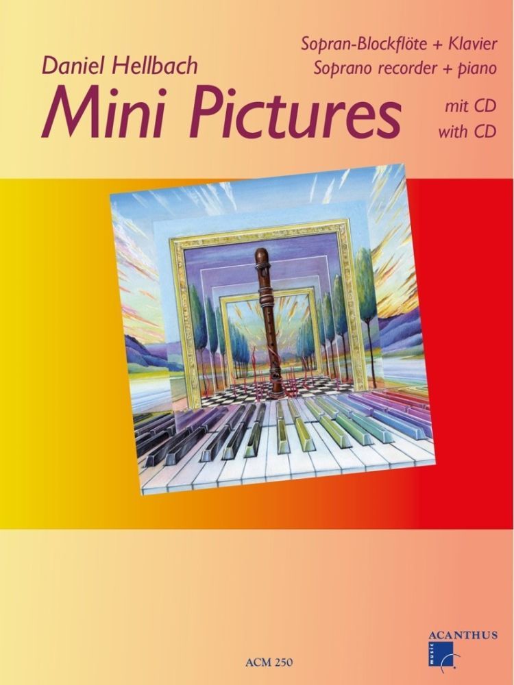 Noten Mini pictures acanthus ACM 250 Blockflöte incl. 2 CD´s Daniel Hellbach 