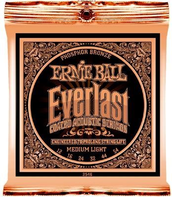 Ernie Ball EB2546 Everlast Coated  Akustik Saiten, 6 Strings .012-.054_00040215_