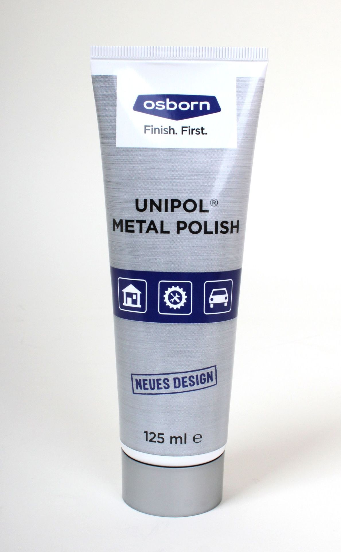 Unipol Metallpolitur für Messing, Kupfer, Silber, Bronze u.a. , 125ml Tube