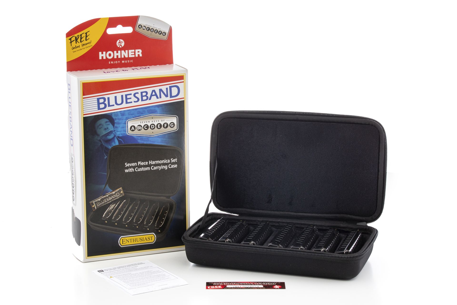 Hohner Starter Set Bluesband Mundharmonika HOM91105