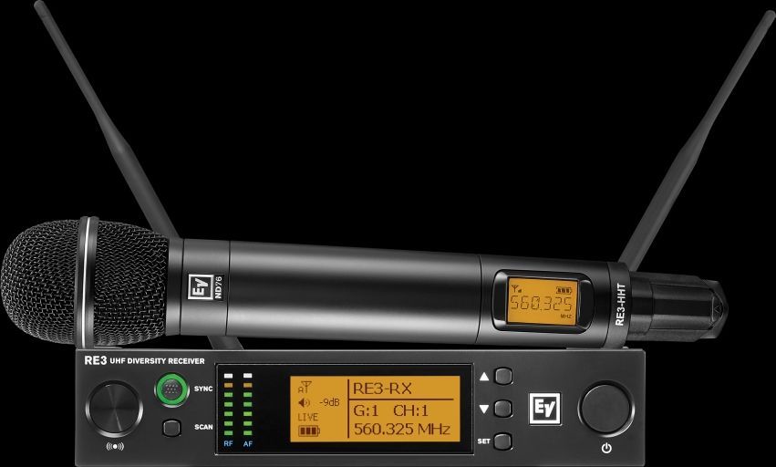 Electro Voice RE3-ND76-8M Vocal Wireless System, Drahtlos Mikrofon