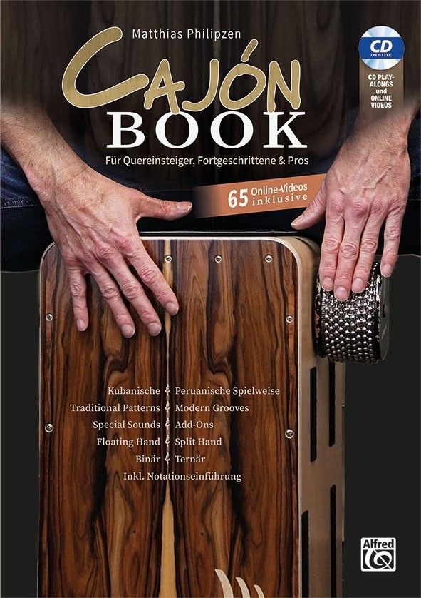 Noten Matthias Philipzen Cajon Book Buch CD online Videos Alfred 20296G 