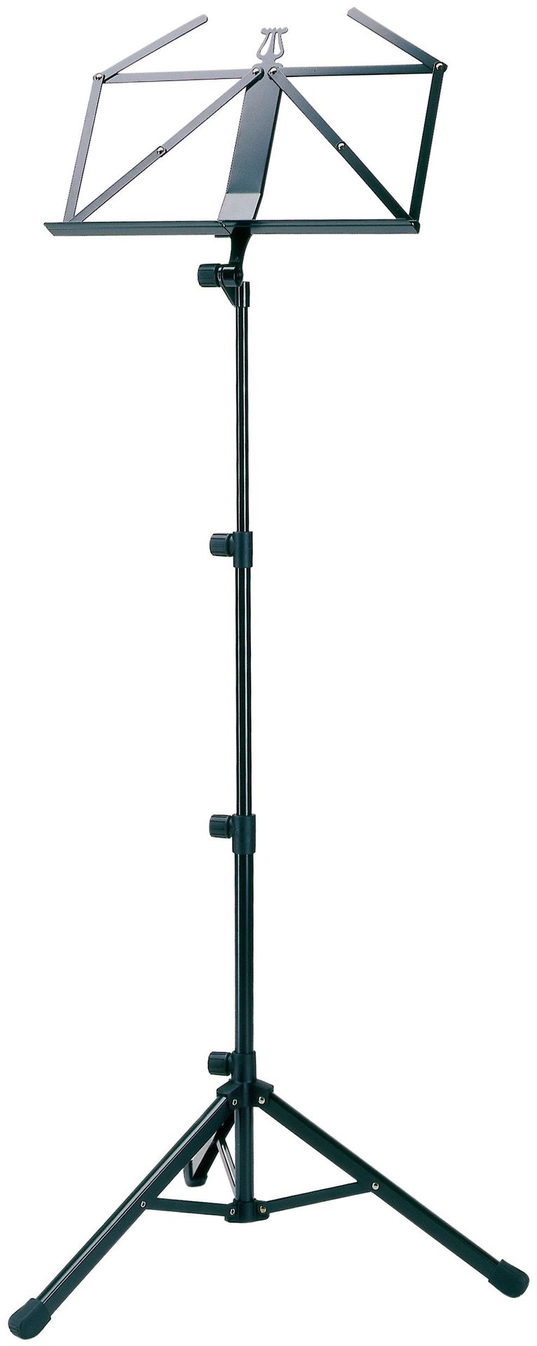 K&M 10810 Notenpult schwarz Höhe 720mm - 1520 mm _00025221_