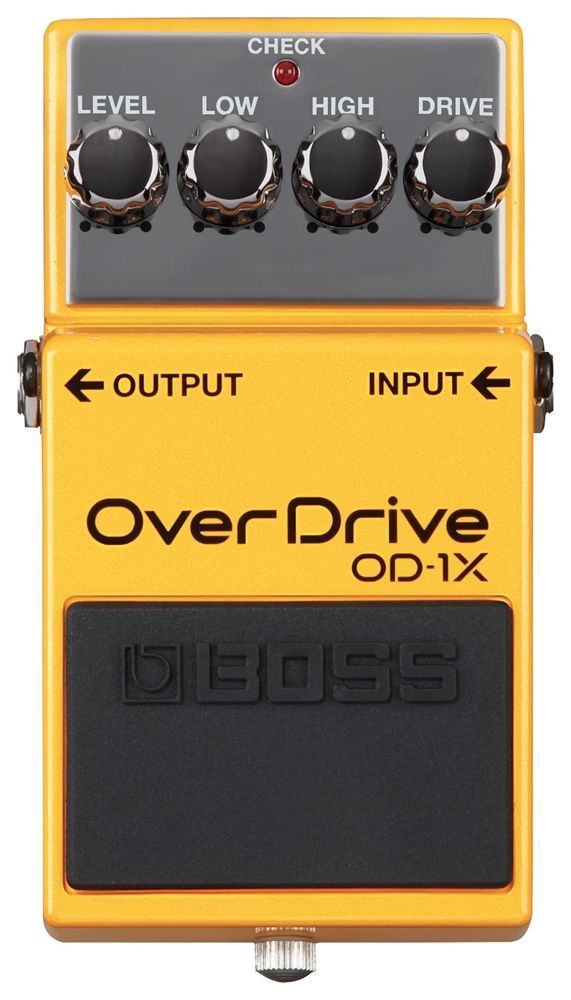 Boss OD-1X OverDrive, neues Effektgerät für E-Gitarre Stompbox