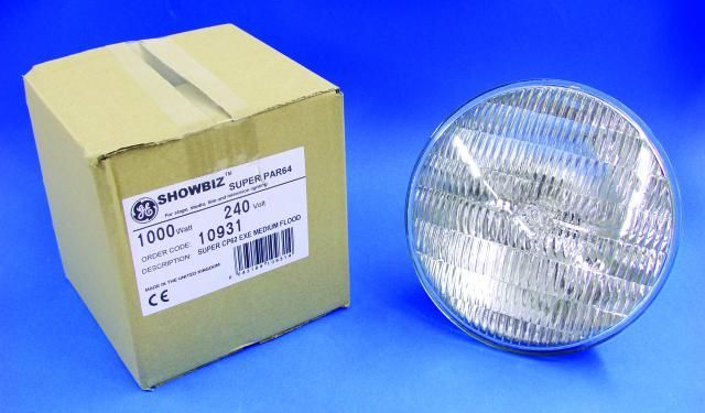 General Electric GE CP62 SUPER 240V/1000W Glühbirne für Lampe PAR 64 