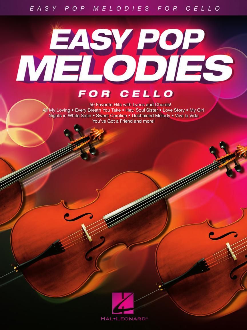 Noten Easy Pop Melodies für Violoncello HL 125793 Hal Leonard leicht spielbar