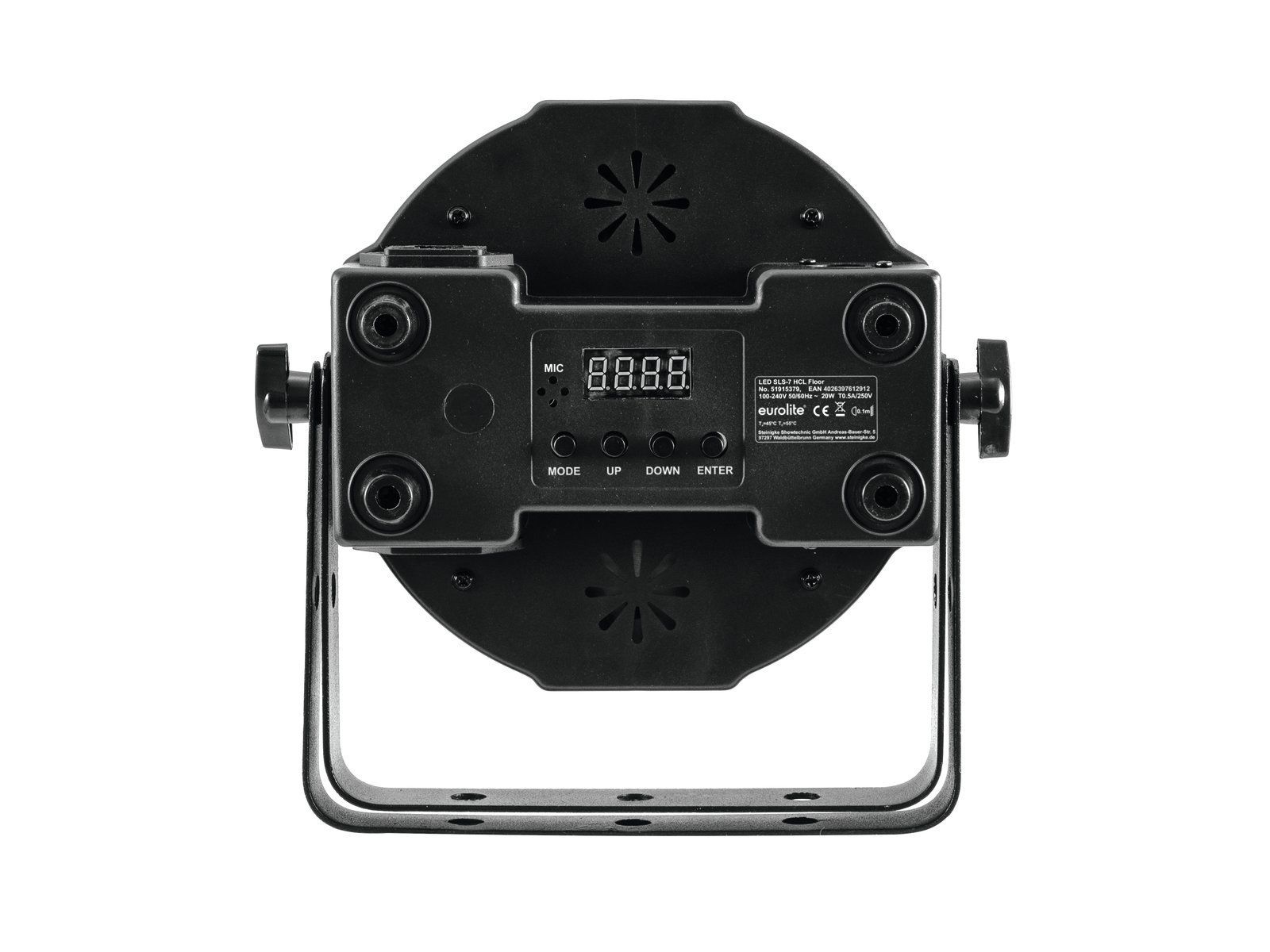 EUROLITE LED SLS-7 HCL Floor flacher LED PAR-Scheinwerfer  mit 7 x 10 W RGBW+UV_00040177_
