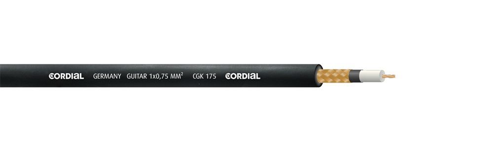 Cordial CGK 175 High-End Instrumentenkabel, NF-Kabel unsymmetrisch, Meterware