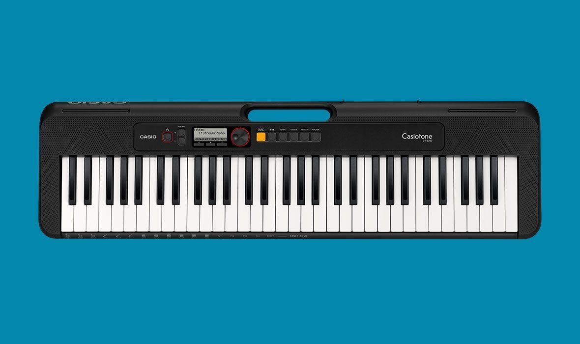 Casio CT-S200BK schwarz Keyboard incl.Netzadapter, USB,