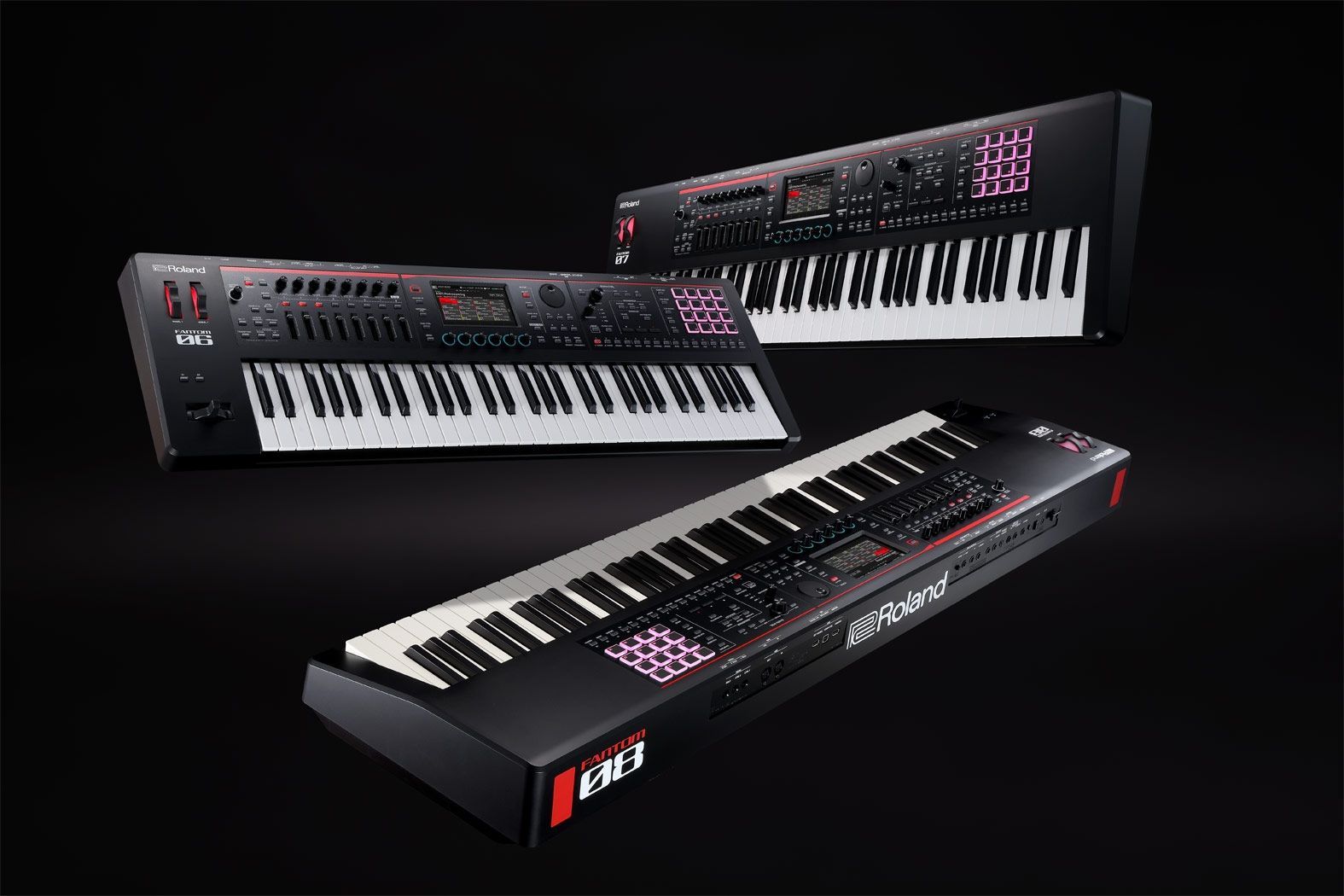 Roland Fantom 08 Workstation Synthesizer, 88 Hasten Hammermechanik PHA-50 Roland Fantom 08 Workstation Synthesizer, 88 Hasten Hammermechanik PHA-50