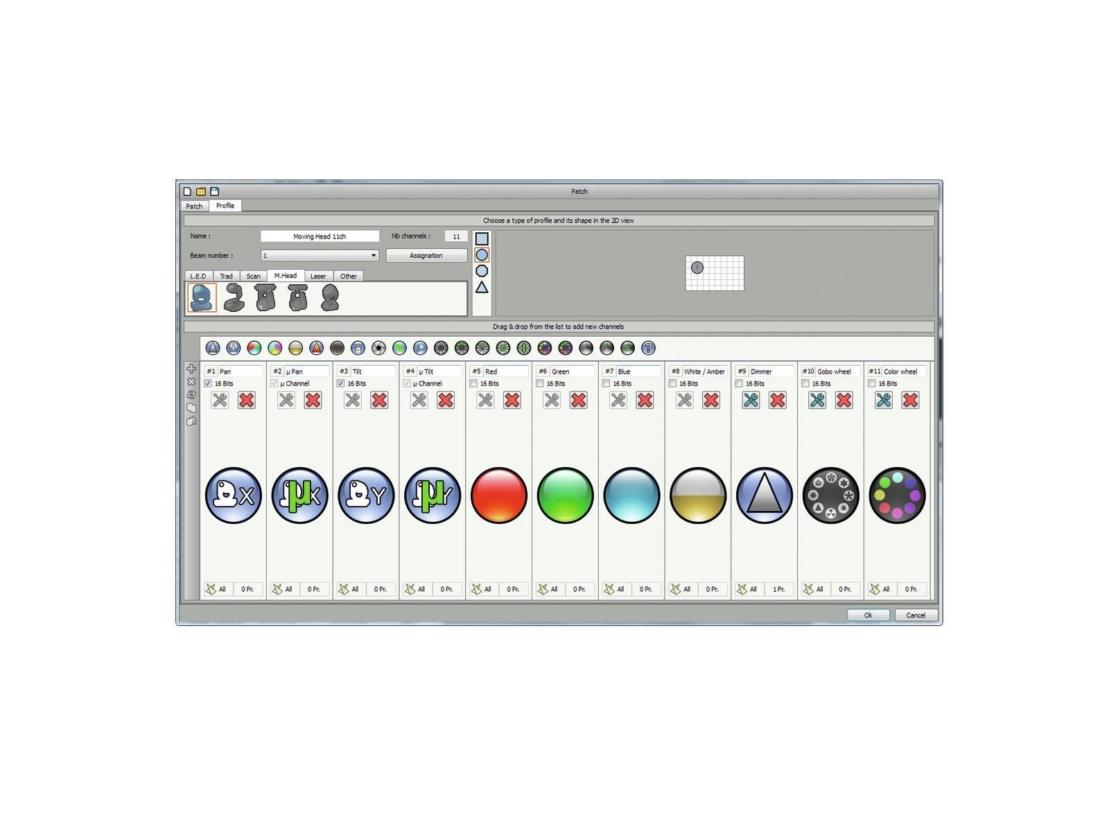 EUROLITE Pro Control DMX-Software 1024 für Lichtsteuerungen