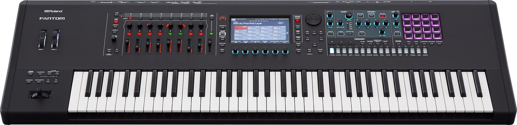 Roland Fantom 07 Workstation Synthesizer, 76 dynamische Tasten Roland Fantom 07 Workstation Synthesizer, 76 dynamische Tasten