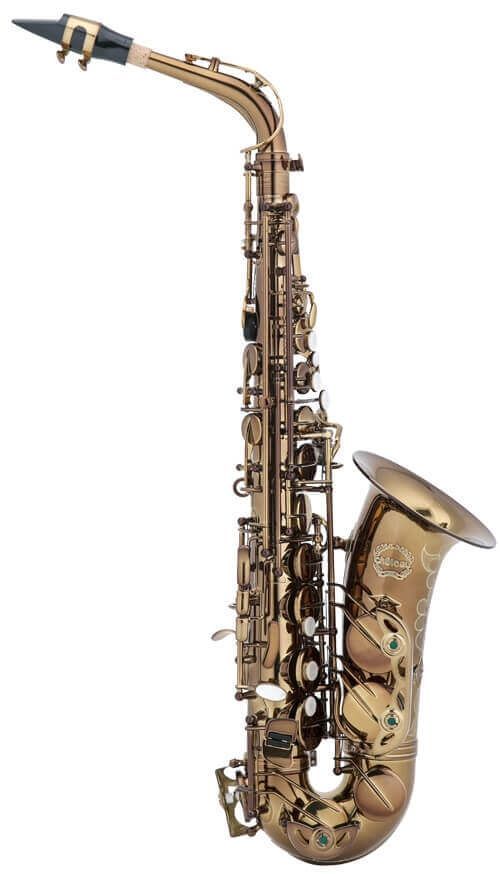 Chateau Altsaxophon, CAS50 CBC Powerbell Schallstück, dunkler Goldlack, Cognac