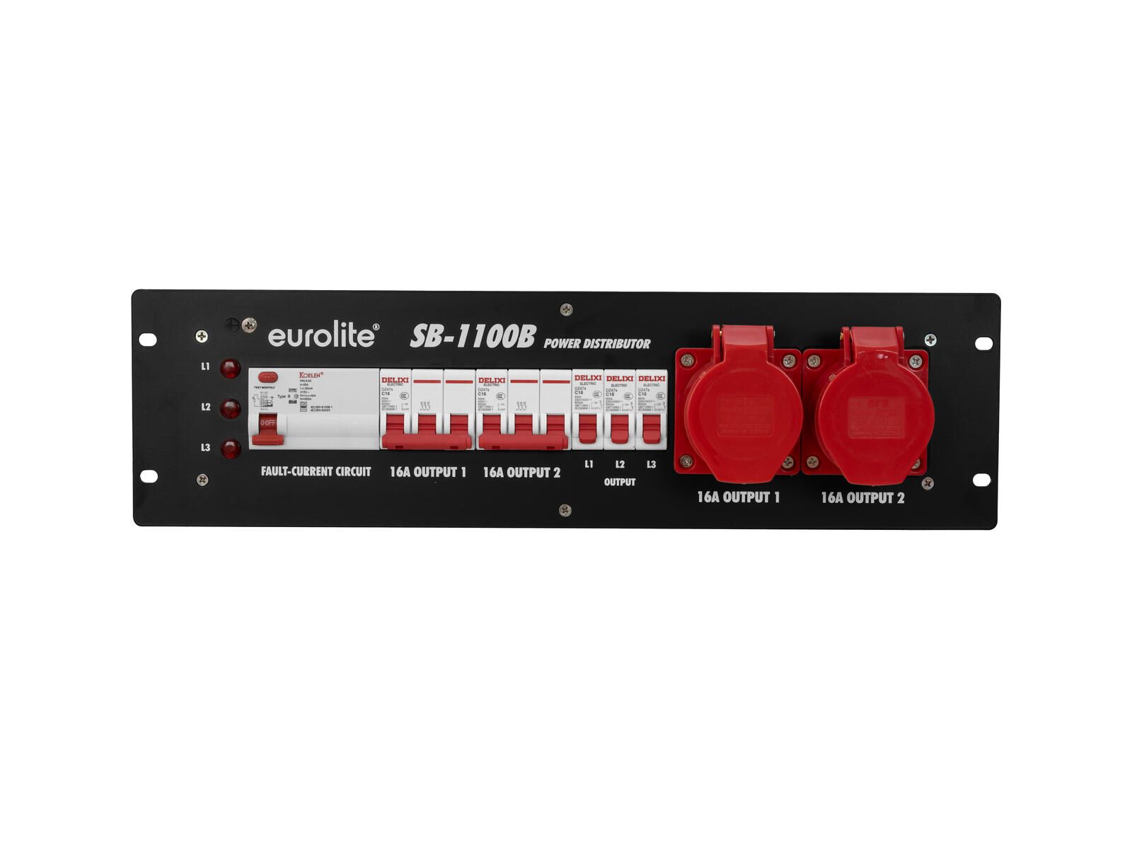 EUROLITE SB-1100B Stromverteiler 19" 32A 