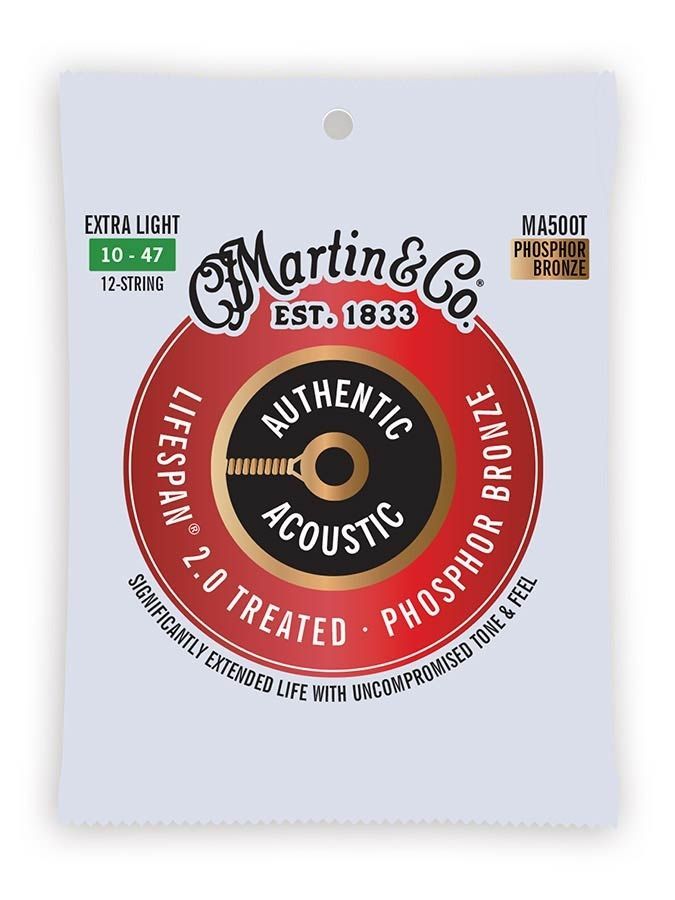 0729789558273 - MA-500T 12-String 10-47 Extra Light Authentic Acoustic Lifespan® 20 0729789558273 - MA-500T 12-String 10-47 Extra Light Authentic Acoustic Lifespan® 20