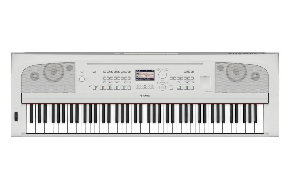 Yamaha DGX-670WH weiß Keyboard mit 88 Tasten, Begleitautomatik