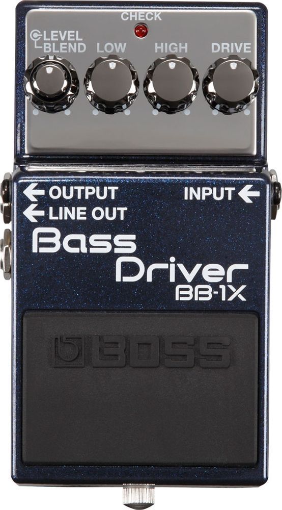 Boss BB-1X Bass Overdrive Effektgerät für E-Bass