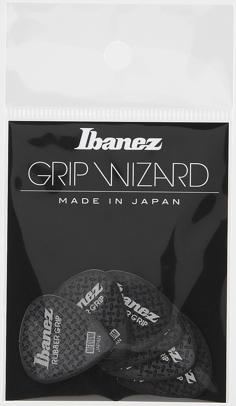 Ibanez PPA16MRG-BK 0,8mm Flat Pick Sand Grip 6er Pack_00040739_