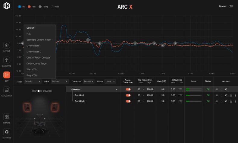 IK Multimedia ARC X Software mit Messmikrofon