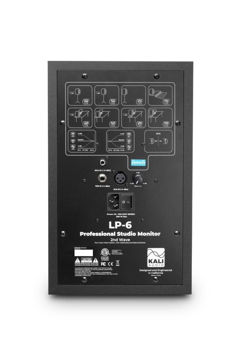 Kali Audio LP-6 2nd Wave Aktiver Studiomonitor, Professioneller Nahfeldmonitor