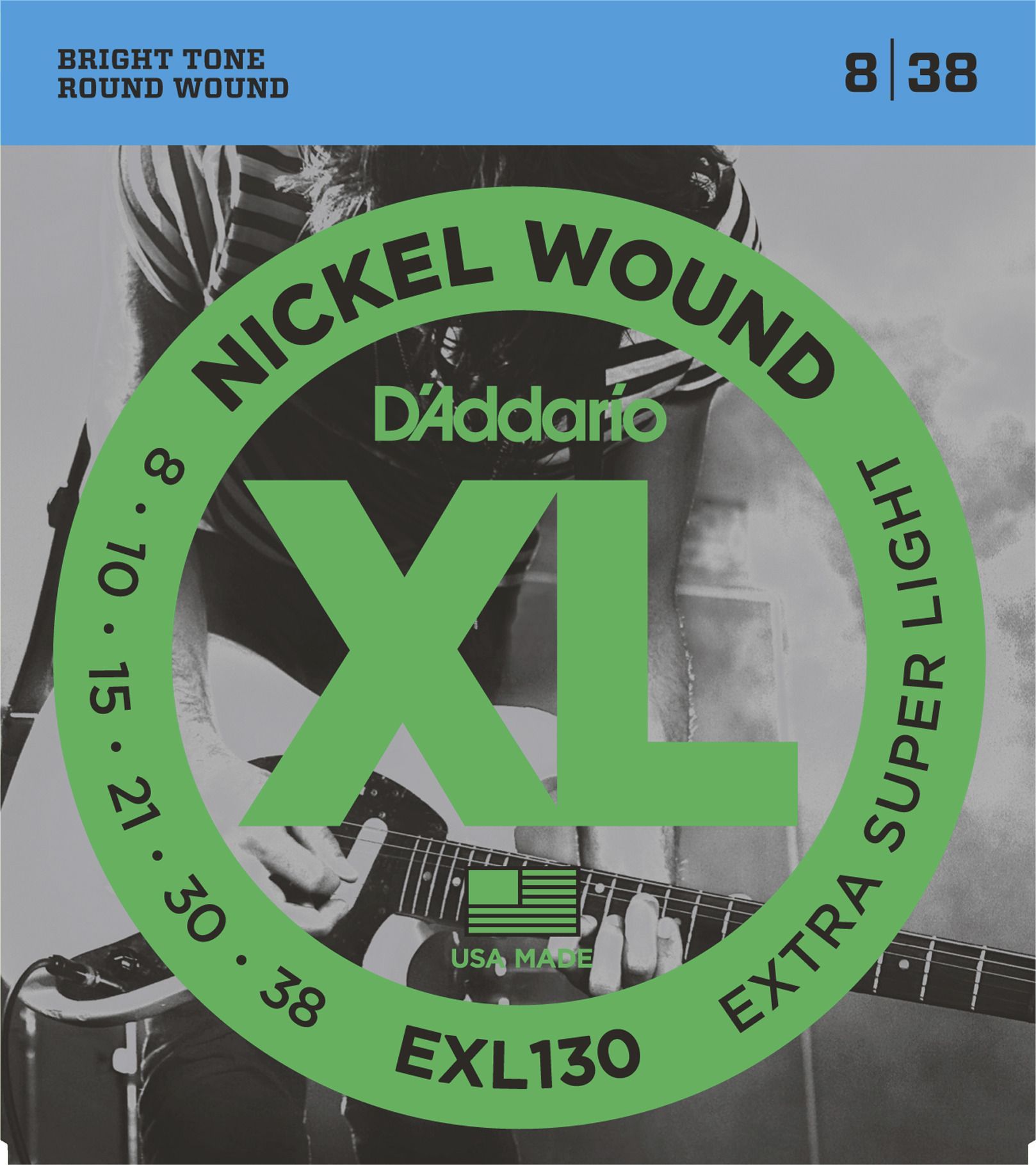 D'Addario  EXL130  E-Gitarren Saiten .008-.038