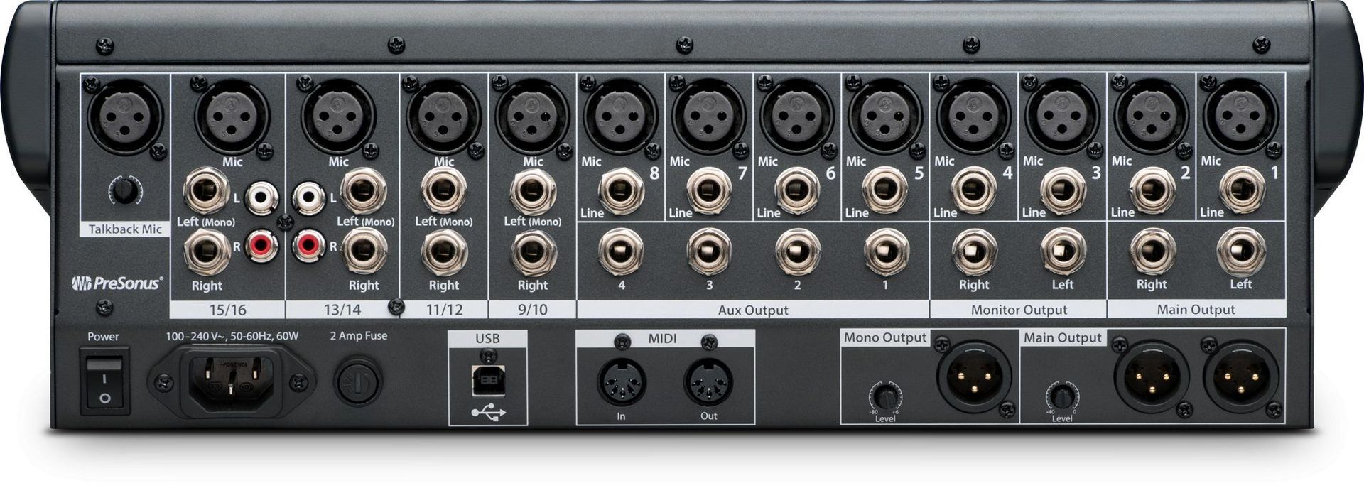 Presonus StudioLive 16.0.2 USB 16-Kanal Digitalmixer mit Audiointerface