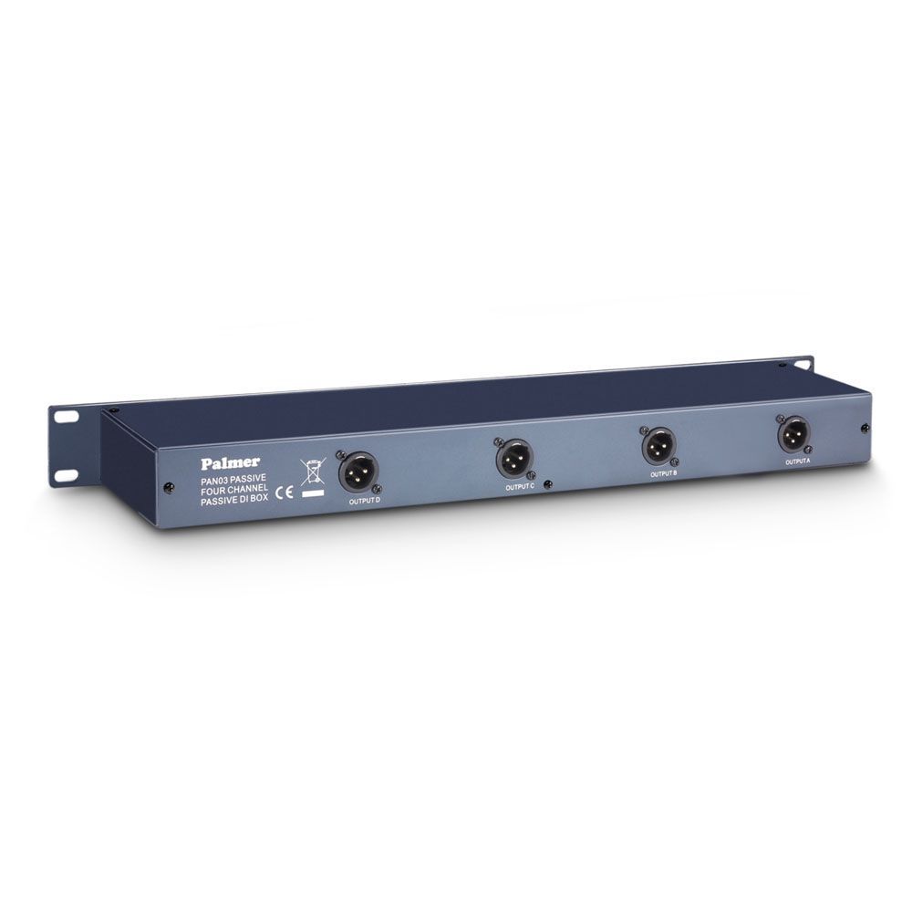 Palmer Pro PAN 03 Passive 19" DI-Box 4 Kanal passiv