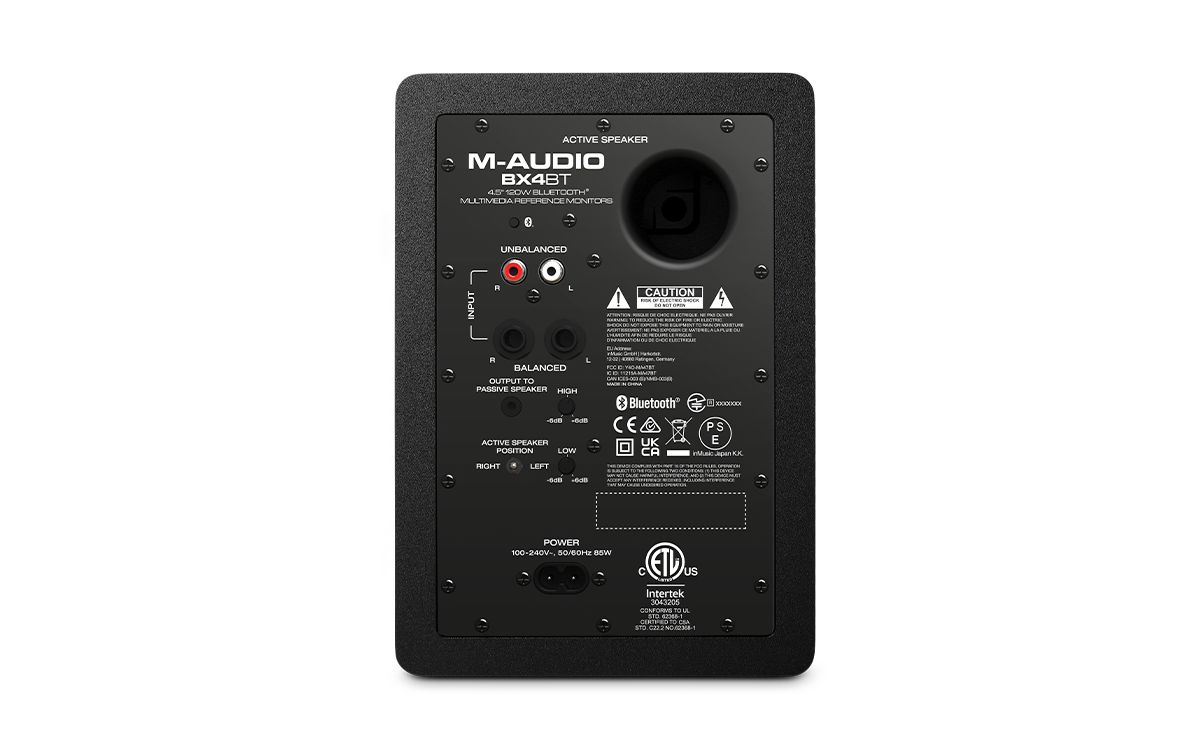 M-Audio BX4BT Multimedia-Referenzmonitore mit Bluetooth (Paar)